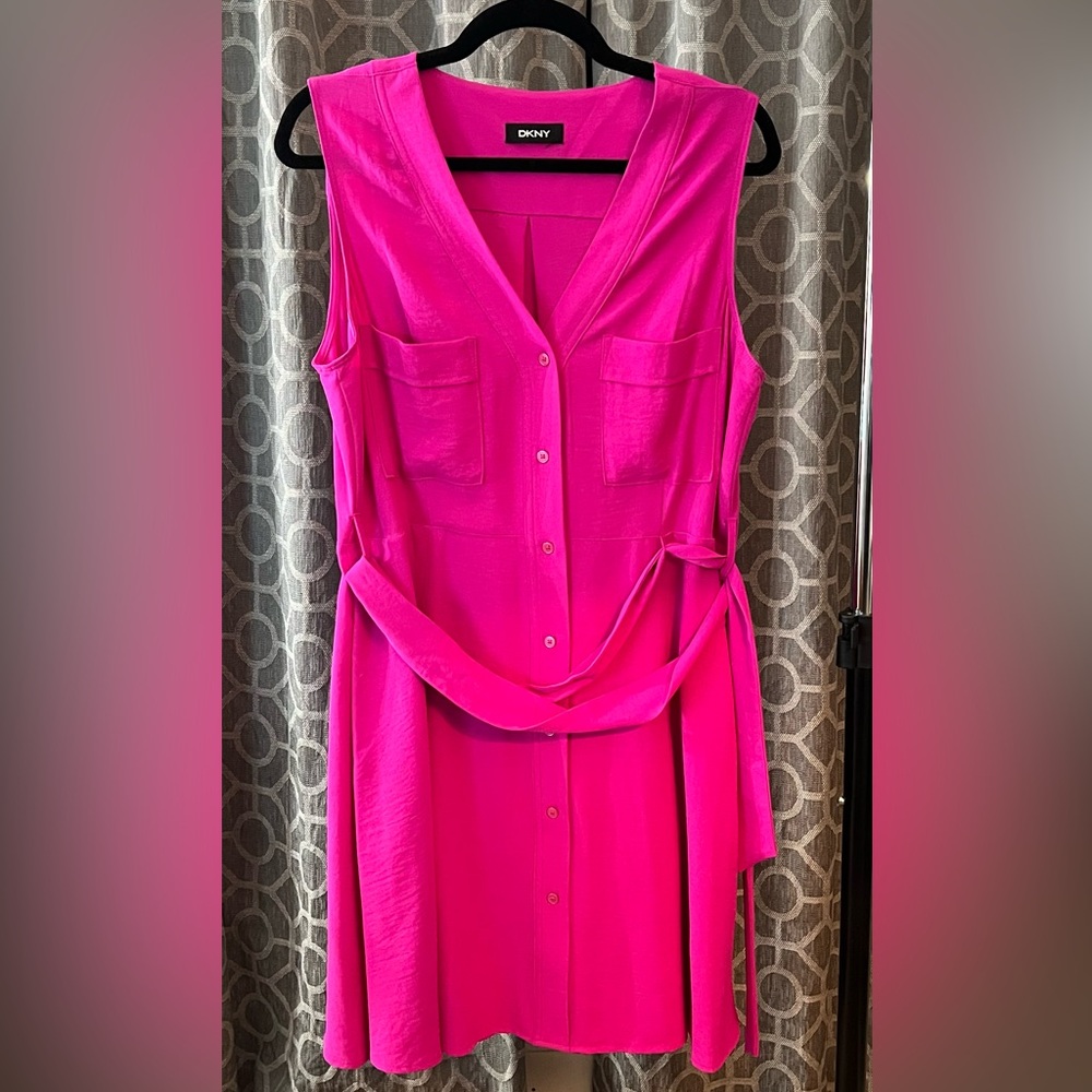 DKNY Fuchsia Dress
